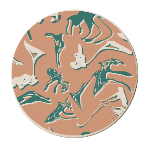 LOST IN THE SAUCE 2 - personalised beer coaster by leonie conroy