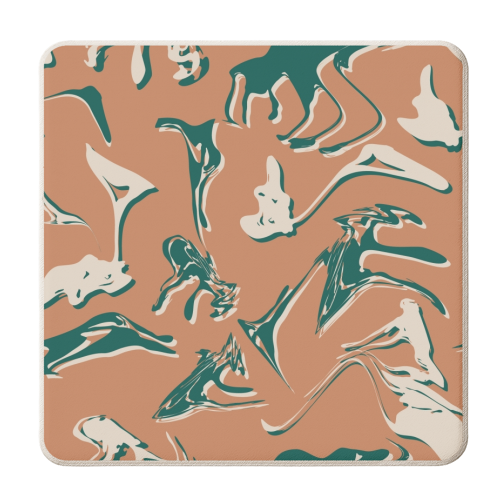 LOST IN THE SAUCE 2 - personalised beer coaster by leonie conroy