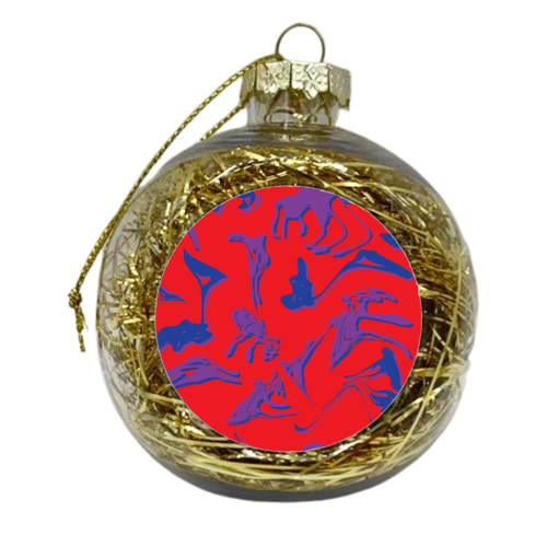 LOST IN THE SAUCE - xmas bauble by leonie conroy
