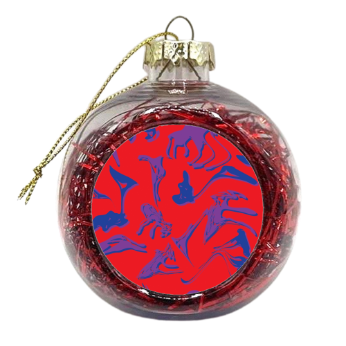 LOST IN THE SAUCE - xmas bauble by leonie conroy