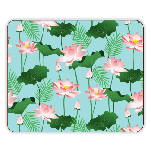 Lotus Love II - designer placemat by Uma Prabhakar Gokhale