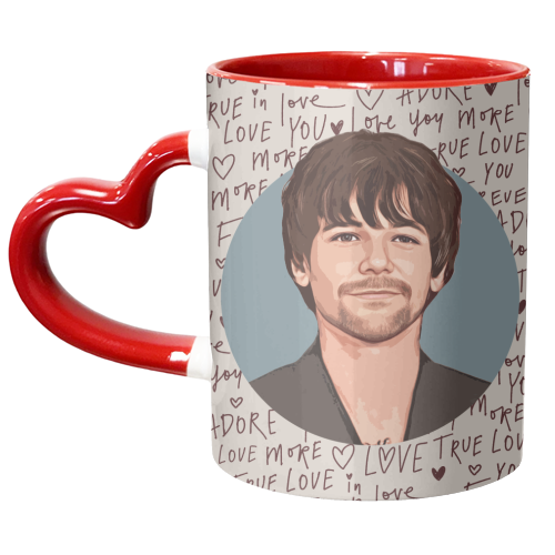 LOUIS LOVE - unique mug by DOLLY WOLFE
