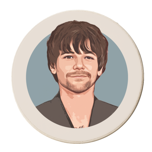 LOUIS - personalised beer coaster by DOLLY WOLFE