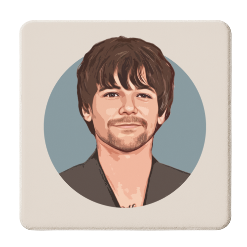 LOUIS - personalised beer coaster by DOLLY WOLFE