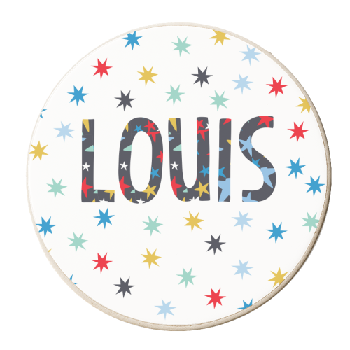 Louis - personalised beer coaster by The Boy and the Bear