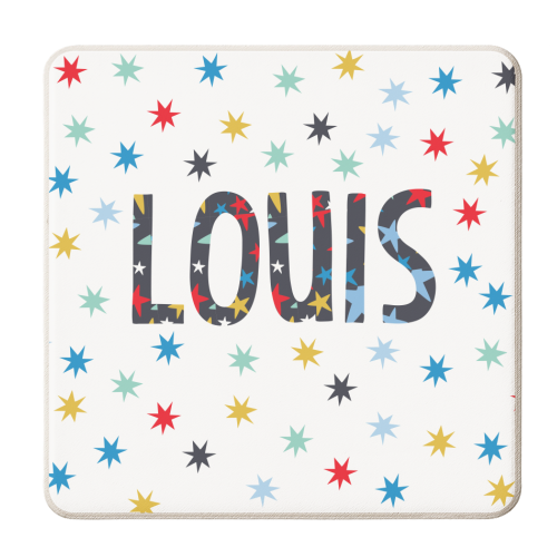 Louis - personalised beer coaster by The Boy and the Bear