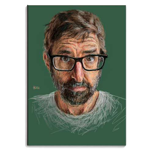 Louis Theroux - personalised A4, A5, A6 notebook by Hannah Gordon-Teller