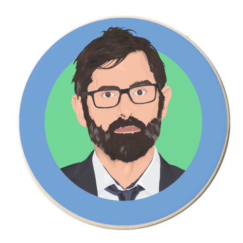 Louis Theroux - personalised beer coaster by Pink and Pip