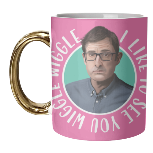 Louis Theroux - unique mug by AbiGoLucky