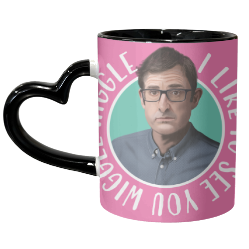 Louis Theroux - unique mug by AbiGoLucky
