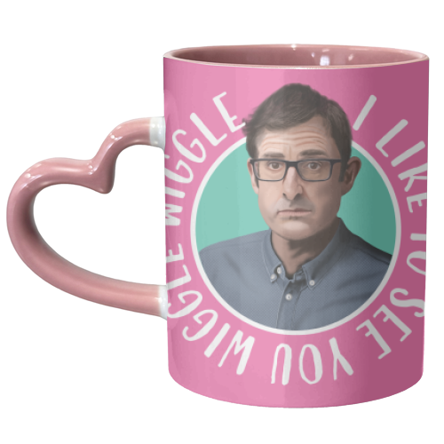 Louis Theroux - unique mug by AbiGoLucky