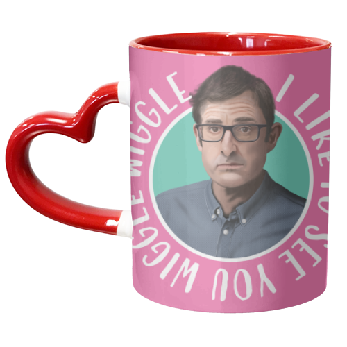 Louis Theroux - unique mug by AbiGoLucky