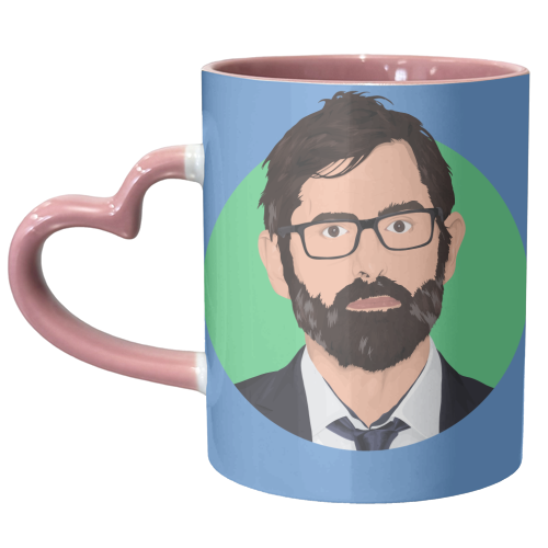 Louis Theroux - unique mug by Pink and Pip
