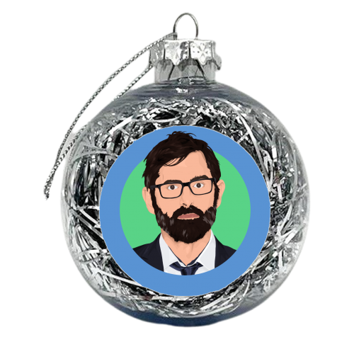 Louis Theroux - xmas bauble by Pink and Pip