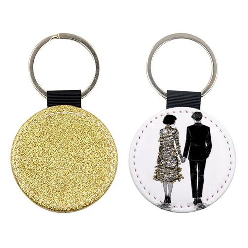 Love at Christmas - keyring by DejaReve