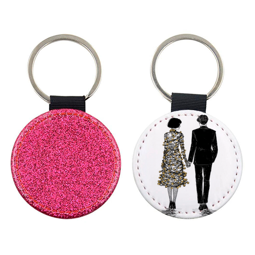 Love at Christmas - keyring by DejaReve