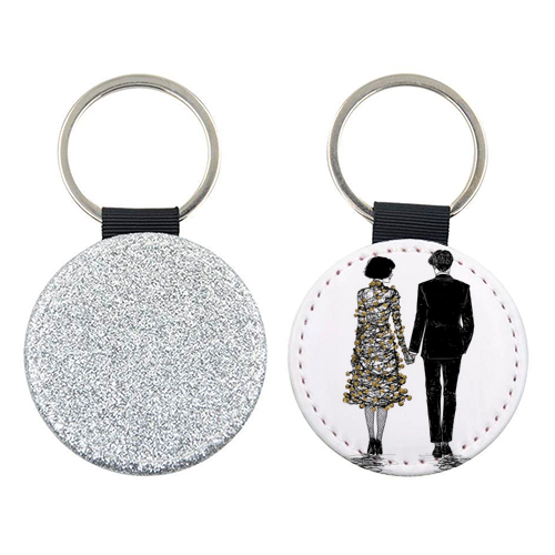 Love at Christmas - keyring by DejaReve