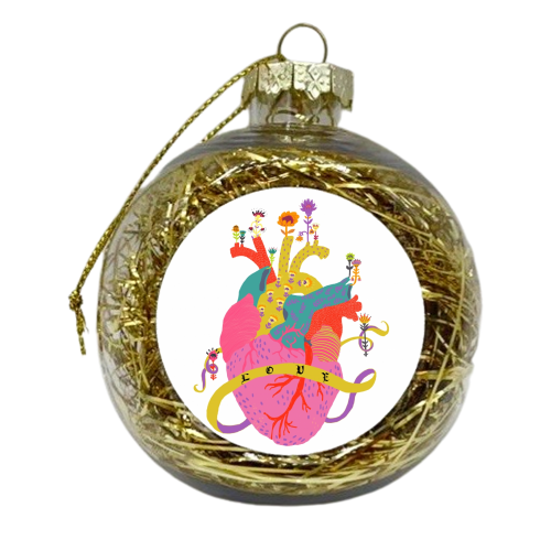 Love - xmas bauble by Ezra W. Smith