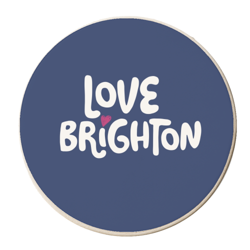 Love Cities:Brighton - personalised beer coaster by Giddy Kipper