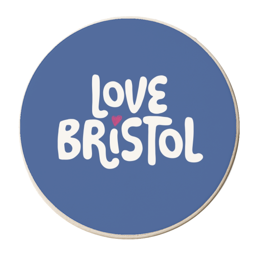 Love Cities: Bristol - personalised beer coaster by Giddy Kipper