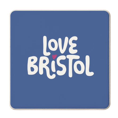 Love Cities: Bristol - personalised beer coaster by Giddy Kipper