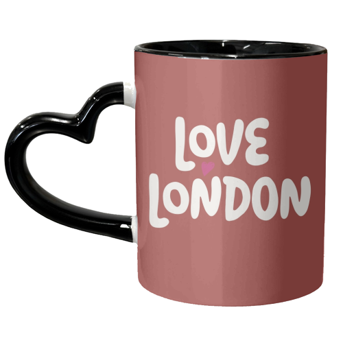 Love Cities: London - unique mug by Giddy Kipper