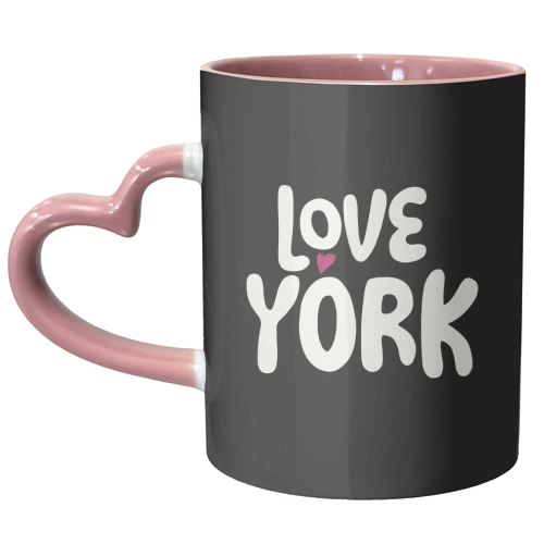 Love Cities: York - unique mug by Giddy Kipper