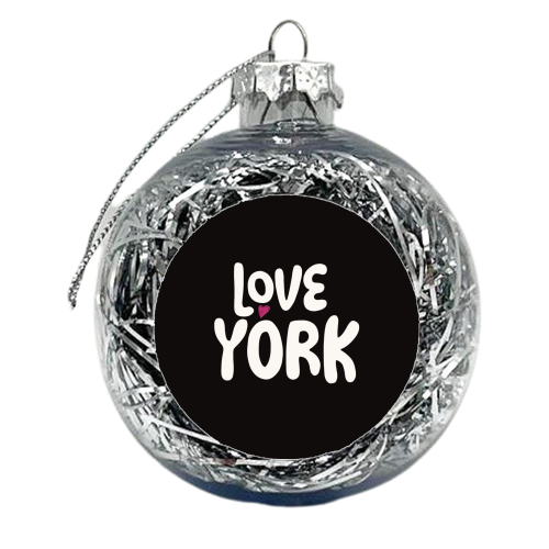 Love Cities: York - xmas bauble by Giddy Kipper