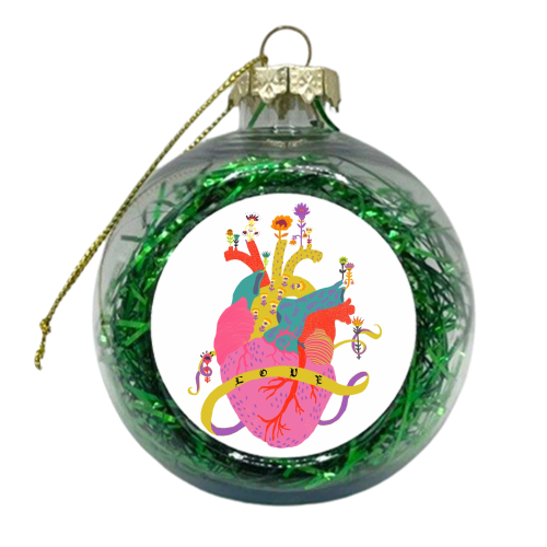 Love - xmas bauble by Ezra W. Smith