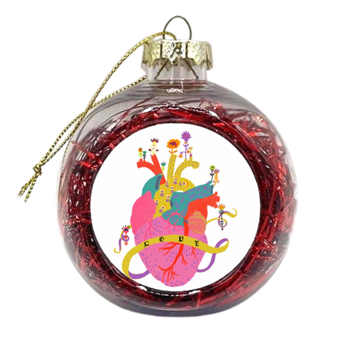 Love - xmas bauble by Ezra W. Smith