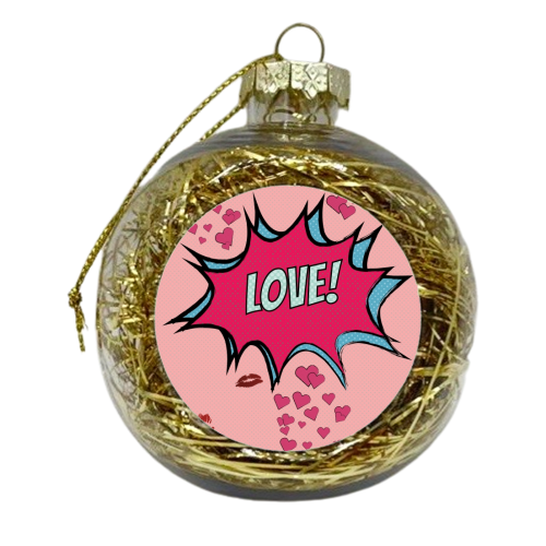 Love! - xmas bauble by LozMac