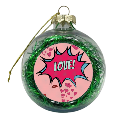 Love! - xmas bauble by LozMac