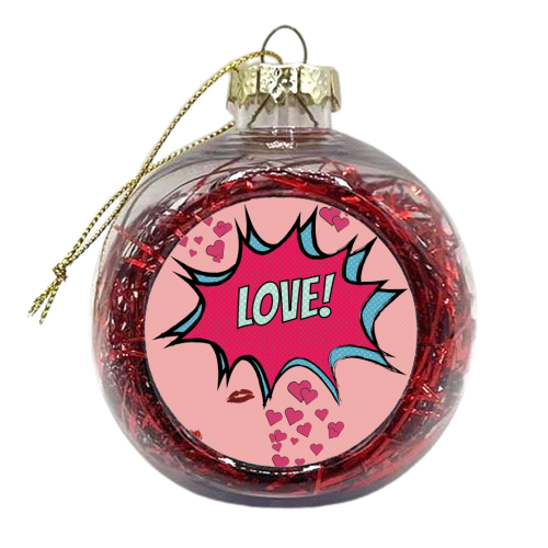 Love! - xmas bauble by LozMac