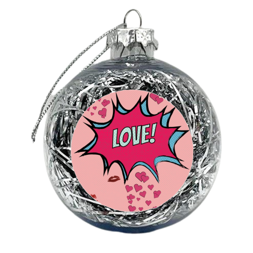 Love! - xmas bauble by LozMac
