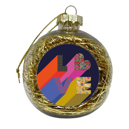 Love - xmas bauble by Luxe and Loco