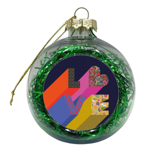 Love - xmas bauble by Luxe and Loco
