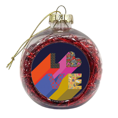 Love - xmas bauble by Luxe and Loco