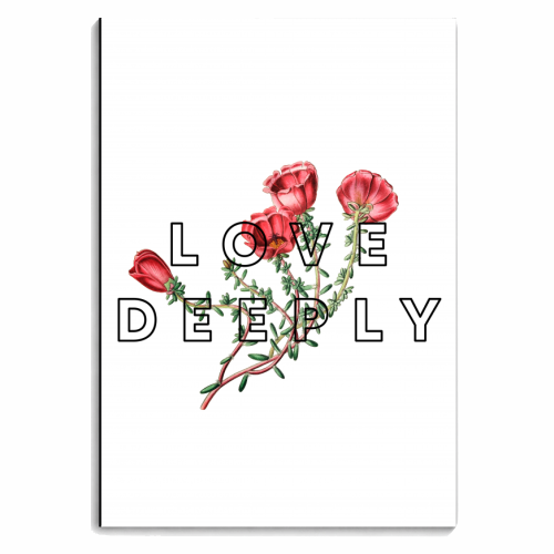 Love Deeply - personalised A4, A5, A6 notebook by The 13 Prints