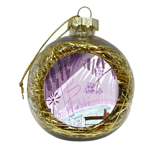 Love Garden - xmas bauble by Amy Lewis