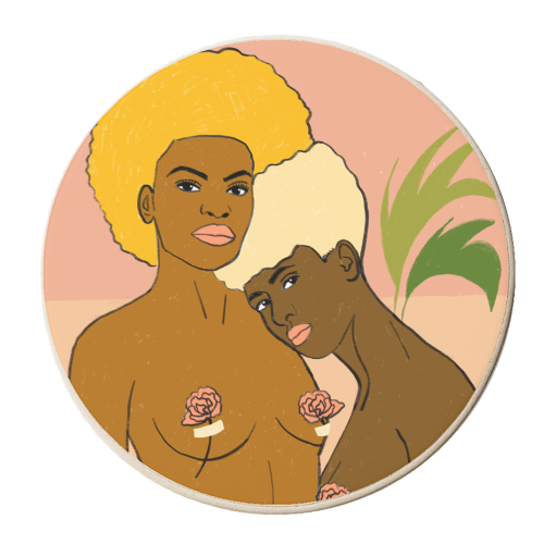 Love Heals All - personalised beer coaster by Uma Prabhakar Gokhale