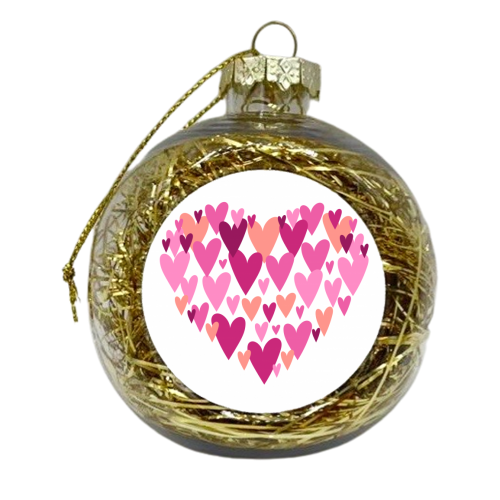 Love Heart - xmas bauble by Adam Regester