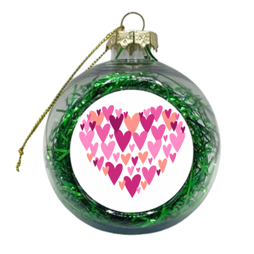 Love Heart - xmas bauble by Adam Regester