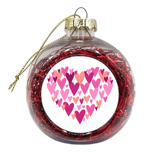 Love Heart - xmas bauble by Adam Regester