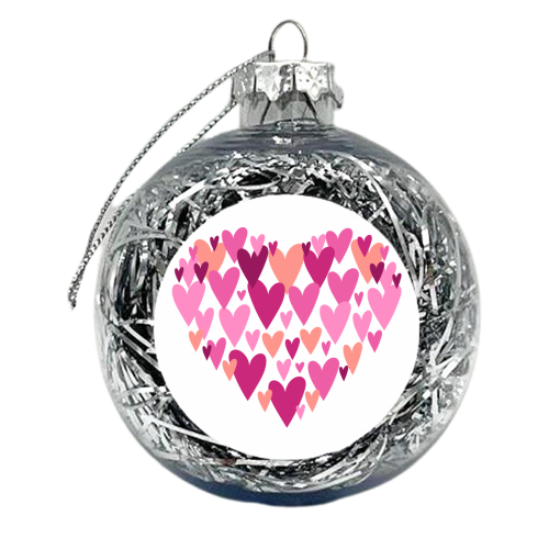 Love Heart - xmas bauble by Adam Regester