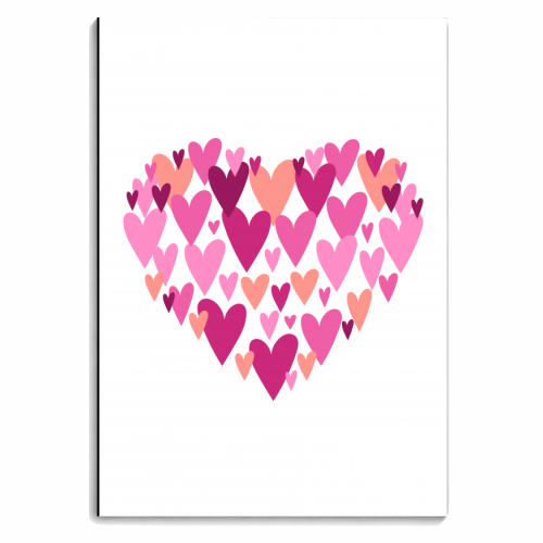 Love Heart - personalised A4, A5, A6 notebook by Adam Regester
