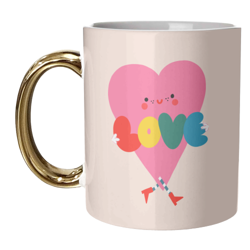 LOVE HEART - unique mug by Nichola Cowdery