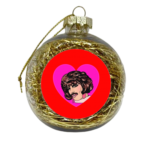 Love Is Love - xmas bauble by Wallace Elizabeth