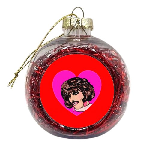 Love Is Love - xmas bauble by Wallace Elizabeth