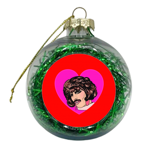 Love Is Love - xmas bauble by Wallace Elizabeth