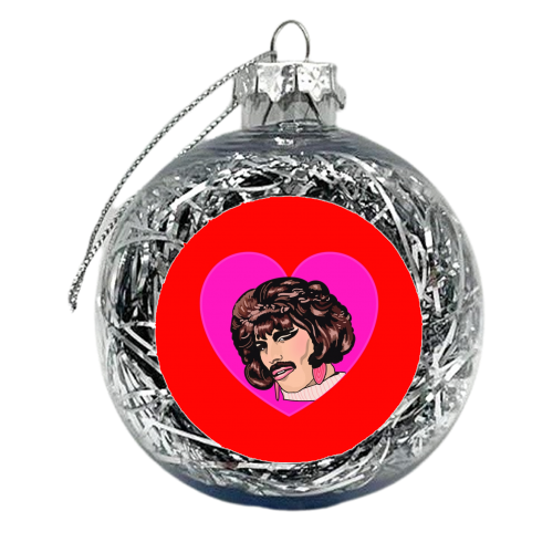Love Is Love - xmas bauble by Wallace Elizabeth